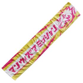 MAN WITH A MISSION(マンウィズ) その他 カタカナロゴ マフラータオル 桃×黄