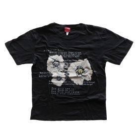 吉井和哉(イエモン) TOUR 2009 宇宙一周旅行 Tシャツ ブラック flower of love