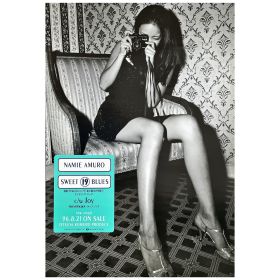 安室奈美恵(アムロ) ポスター SWEET 19 BLUES 1996 告知