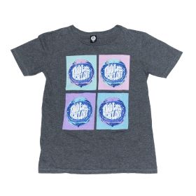 B'z(ビーズ) LIVE-GYM 2019 -Whole Lotta NEW LOVE- ワイドネックTシャツ ダークグレイ