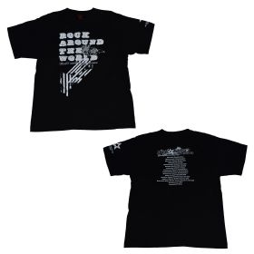 GLAY(グレイ) LIVE TOUR 2010-2011 ROCK AROUND THE WORLD Tシャツ ブラック