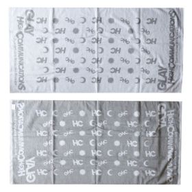 GLAY(グレイ) HIGHCOMMUNICATIONS TOUR 2011-2012 "RED MOON & SILVER SUN" バスタオル