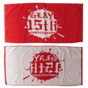 GLAY(グレイ) その他 15周年 バスタオル レッド