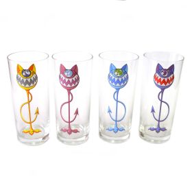 L'Arc～en～Ciel(ラルク) オフィシャルグッズ B.B.CATS オリジナルグラスセット 4点セット コップ