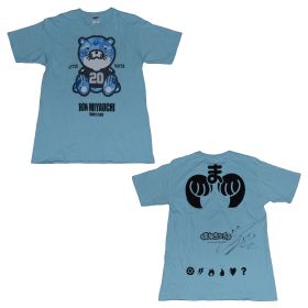 まねきケチャ(まねケチャ) その他 宮内凛 Tシャツ ブルー 20歳生誕 サイン入り