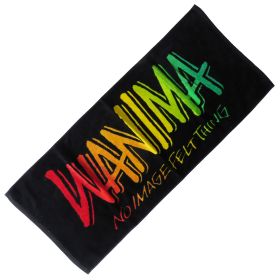 WANIMA(ワニマ) その他 ロゴフェイスタオル ブラック