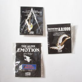THE ALFEE(ジ・アルフィー) セット商品 2002 ピンバッジ 3点セット 1997 1999 2000 高見沢俊彦モデル ギター