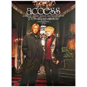 access(アクセス) ポスター 貴水博之 浅倉大介 2003年度カレンダー  7枚組 壁掛け