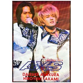 access(アクセス) ポスター 貴水博之 浅倉大介 1996年度カレンダー  7枚組 壁掛け