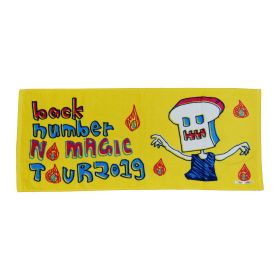 back number(バックナンバー) NO MAGIC TOUR 2019 依与吏手描きイラスト・ガイコツくんタオル フェイスタオル