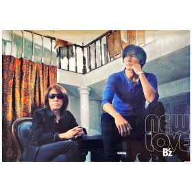 B'z(ビーズ) ポスター B3クリアポスター NEW LOVE HMV特典
