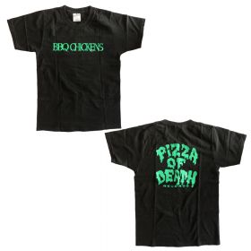 横山健(Ken Yokoyama) その他 Tシャツ BBQ CHICKENS pizza of death ロゴ ブラック