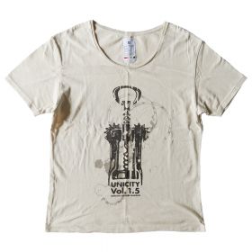 UNISON SQUARE GARDEN(ユニゾン) UNICITY Vol.1.5 田淵の栓抜きT Tシャツ ベージュ