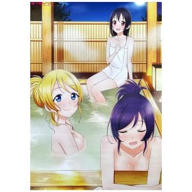 μ's(ラブライブ!) ポスター 絢瀬絵里 東條希 矢澤にこ コミックス 第3巻」 ゲーマーズ購入特典 お風呂