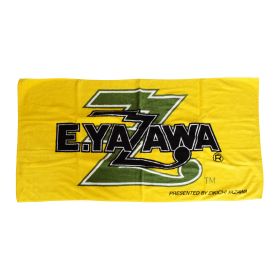 矢沢永吉(E.YAZAWA) イベント・フェス バスタオル イエロー×ブラックグリーンロゴ