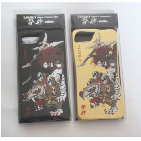 THE ALFEE(ジ・アルフィー) 高見沢俊彦 iphone 5 スマホケース 高盛り蒔絵 2個セット TAKAMIY Legend of Fantasia 2013 雷神-raizin-