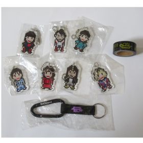BiSH(ビッシュ) セット商品 グッズセット T カラビナ ピクセルキーホルダー マスキングテープ アクリル アクキー 9点