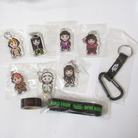 BiSH(ビッシュ) セット商品 グッズセット V カラビナ ピクセルキーホルダー ラバーバンド マスキングテープ アクリル アクキー 10点