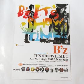 B'z(ビーズ) POP IT’S SHOWTIME!! 販促POP 2003