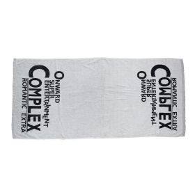 COMPLEX(コンプレックス) ROMANTIC EXTRA バスタオル ホワイト 布袋寅泰 吉川晃司