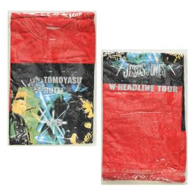 布袋寅泰(BOOWY) W HEADLINE TOUR TOMOYASU HOTEI VS JESUS JONES Tシャツ ライブフォト レッド