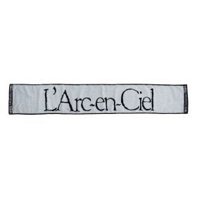 L'Arc～en～Ciel(ラルク) 30th L'Anniversary TOUR FC限定マフラータオル 旧ロゴ ホワイト×ブラック