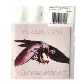 ローリング・ストーンズ(The Rolling Stones) 限定販売 ステッカー eagle jet tour 1975
