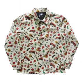 WANIMA(ワニマ) その他 LEFLAH レフラー コラボ 長袖シャツ ピザ ホワイト