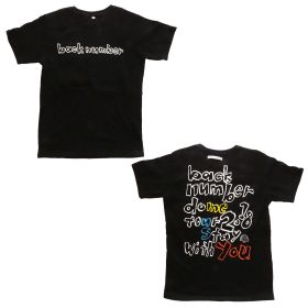 back number(バックナンバー) dome tour 2018 "stay with you" Tシャツ ブラック