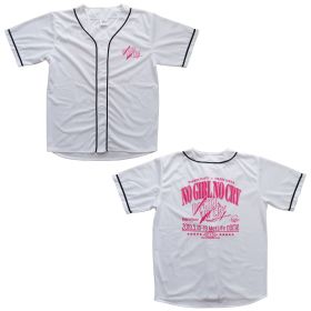 BanG Dream!(バンドリ！) その他 Poppin’Party SILENT SIREN ユニフォーム Tシャツ 白 NO GIRL NO CRY プレミアムシート特典  ポピパ サイサイ