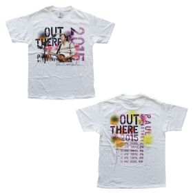 ビートルズ(THE BEATLES) ポール・マッカートニー フォト Tシャツ ホワイト Out There Japan Tour 2015