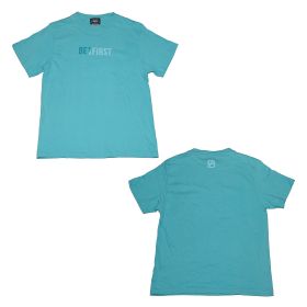 BE：FIRST(ビーファースト) 未整理 ロゴ Tシャツ ブルー