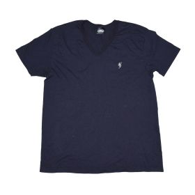 氷室京介(ヒムロック) TOUR2010-11 "BORDERLESS" Vネック Tシャツ ロゴ 裏面無地