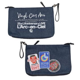 L'Arc～en～Ciel(ラルク) 25th L'Anniversary LIVE PASSクラッチバッグ ポーチ 小物入れ
