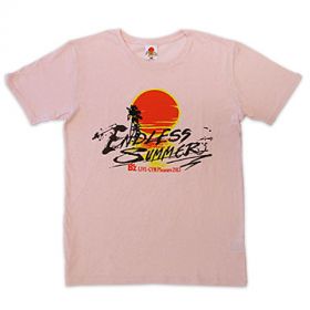 B'z(ビーズ) LIVE-GYM Pleasure 2013 -ENDLESS SUMMER- Tシャツ　ピンク
