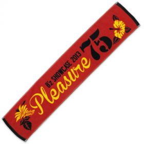 B'z(ビーズ) SHOWCASE 2013 -Pleasure75- マフラータオル　レッド