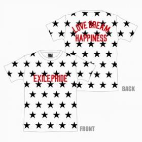 EXILE(エグザイル) EXILE LIVE TOUR 2013 “EXILE PRIDE” 追加公演 スターTシャツ　ホワイト