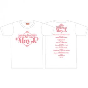 May J.(メイ・ジェイ) Autumn Tour 2013 -Best & Covers- Tシャツ【ホワイト】