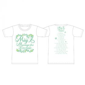 May J.(メイ・ジェイ) Tour 2014 ～Message for Tomorrow～ ツアーTシャツ【White】