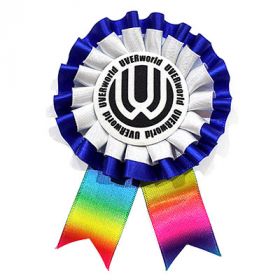 UVERworld(ウーバーワールド) LIVE TOUR 2014 ロゼットリボンバッチ （Uw）