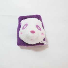 AAA(トリプルエー) アミューズメント景品 フェイスポーチ付き リストバンド(紫)