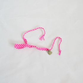 AAA(トリプルエー) 限定販売 WISHミサンガ(桃)