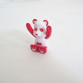 AAA(トリプルエー) アミューズメント景品 え～パンダ バンザイメモスタンド(赤)