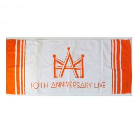 AAA(トリプルエー) AAA 10th Anniversary 代々木国立競技場 フェイスタオル 橙