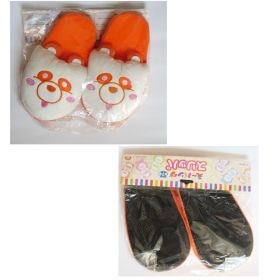 AAA(トリプルエー) アミューズメント景品 え～パンダスリッパ(橙)