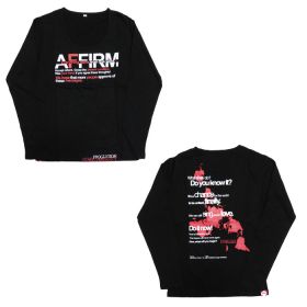 UVERworld(ウーバーワールド) PROGLUTION TOUR 2008 ロング Tシャツ ブラック