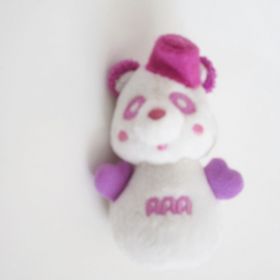 AAA(トリプルエー) アミューズメント景品 え～パンダ雪だるまマスコット(紫)