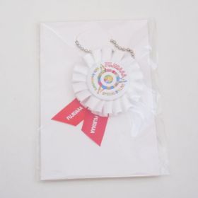 AAA(トリプルエー) AAA 10th Anniversary SPECIAL 野外LIVE in 富士急ハイランド ロゼット(白)オンライショップ限定カラー