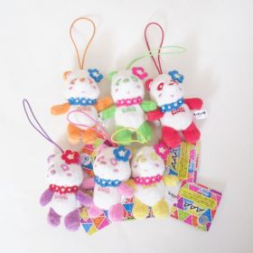 AAA(トリプルエー) アミューズメント景品 え～パンダハイビスカスマスコット6体セット