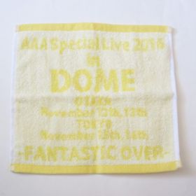 AAA(トリプルエー) Special Live 2016 in Dome -FANTASTIC OVER- ハンドタオル(黄)